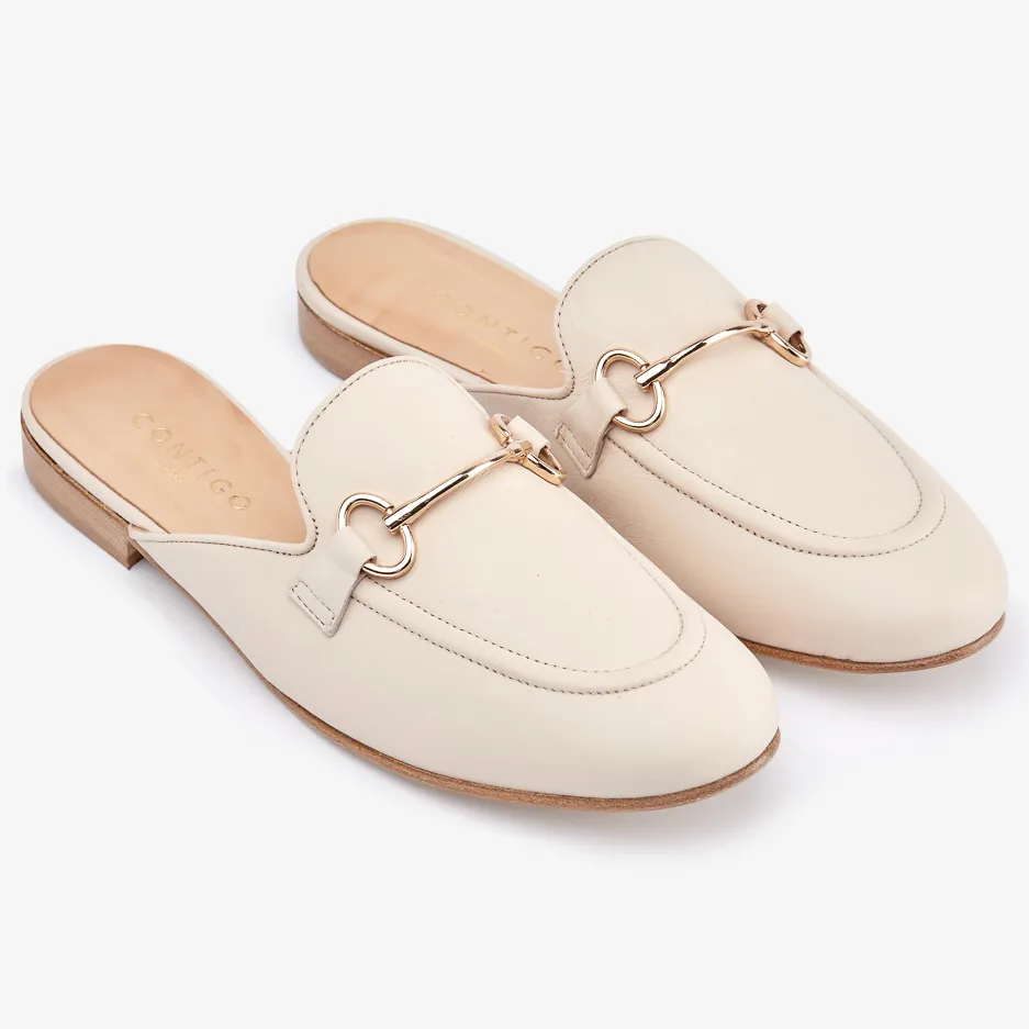 Slipper Avorio con Morsetto