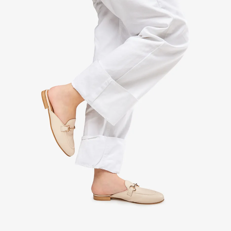 Slipper Avorio con Morsetto