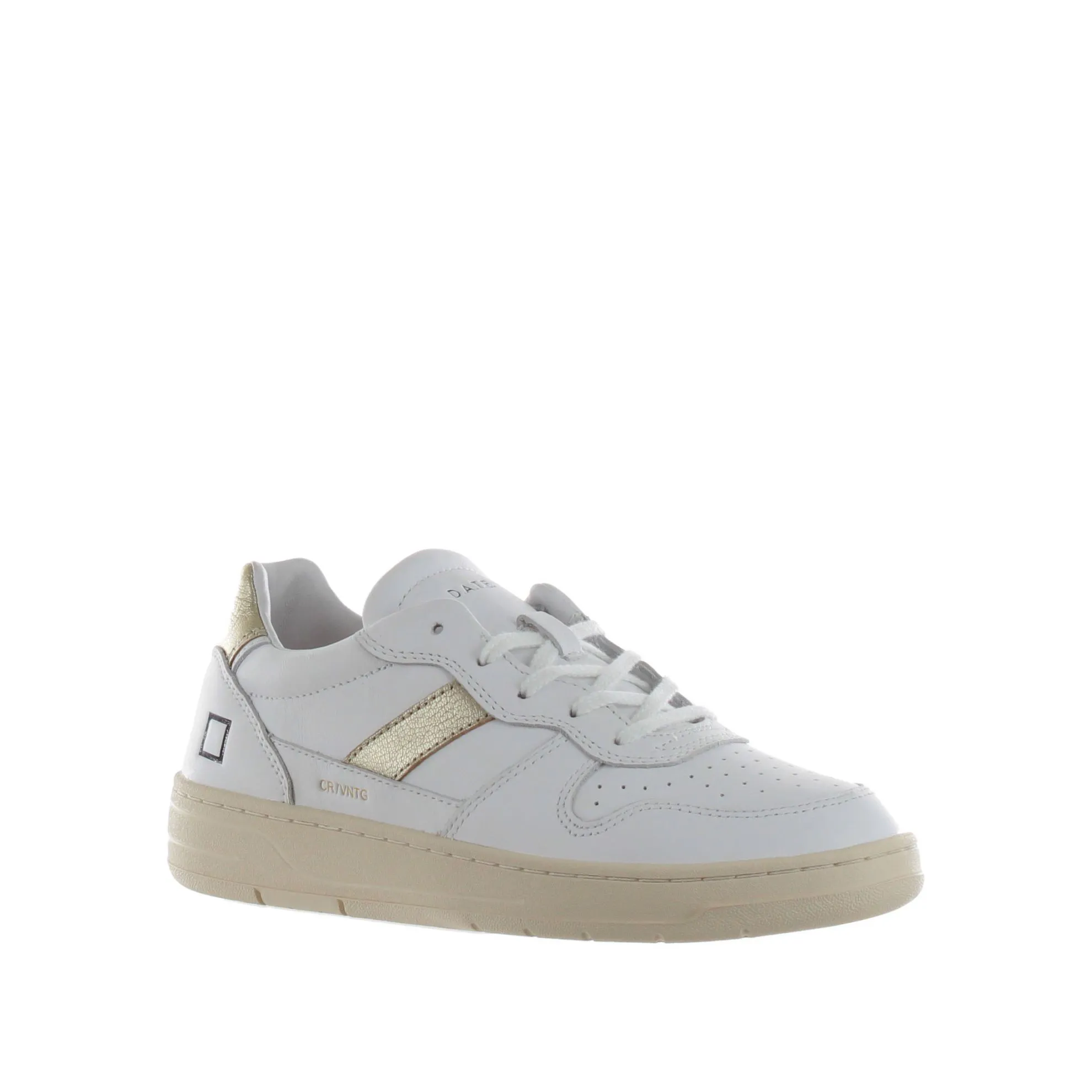 Sneaker court 2.0 vintage in pelle