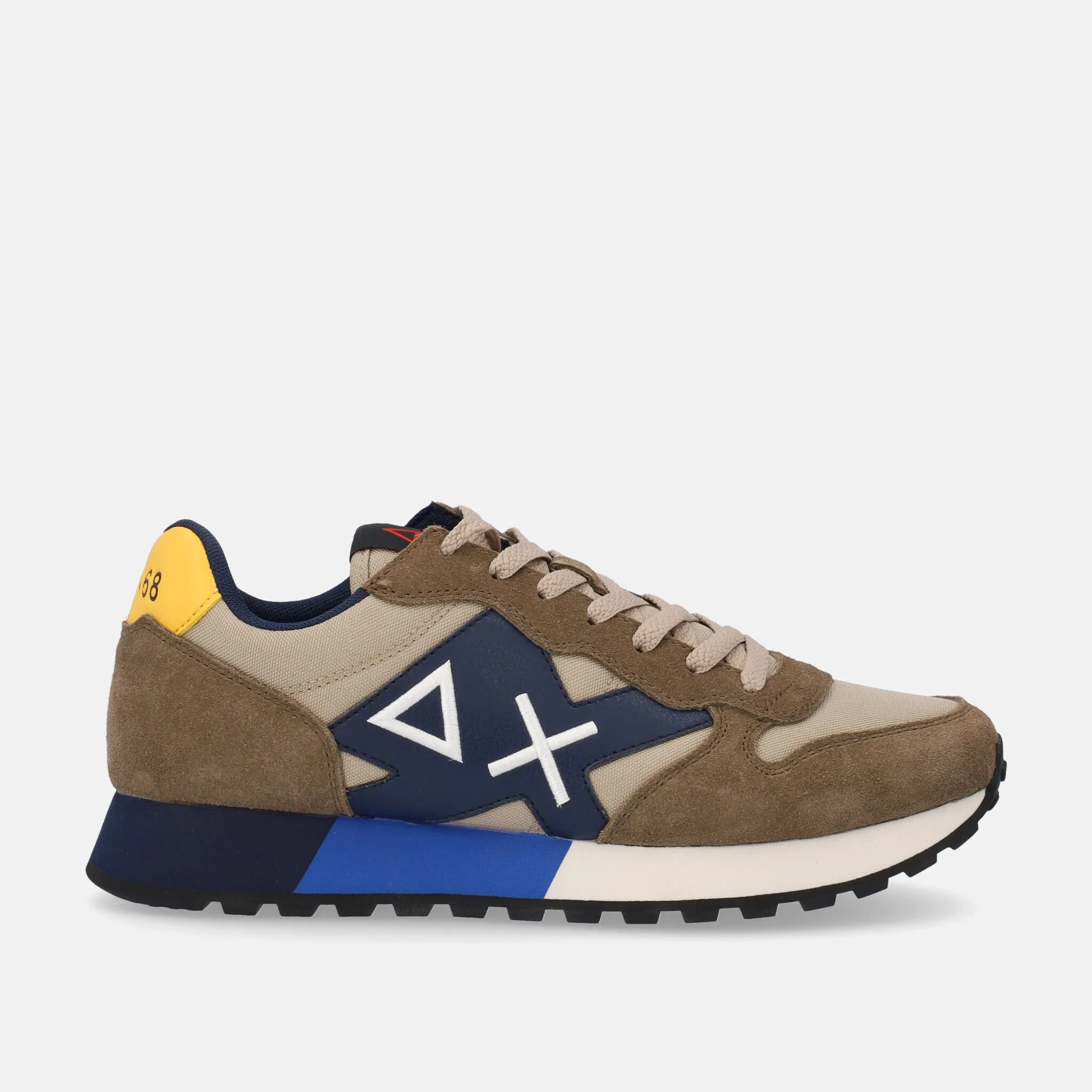 Sneakers uomo Sun68 in pelle scamosciata