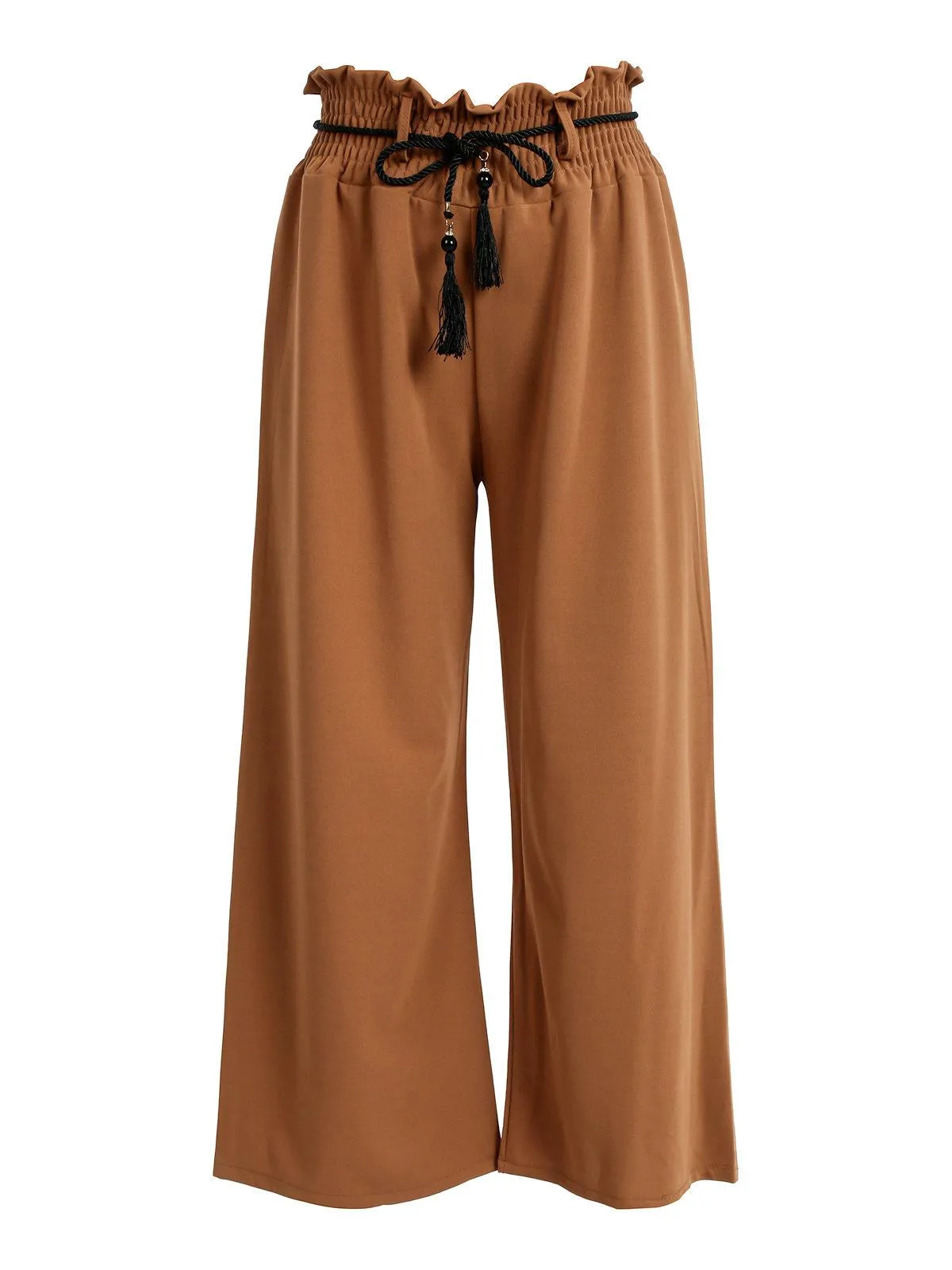 Solada Pantalon jupe-culotte uni femme
