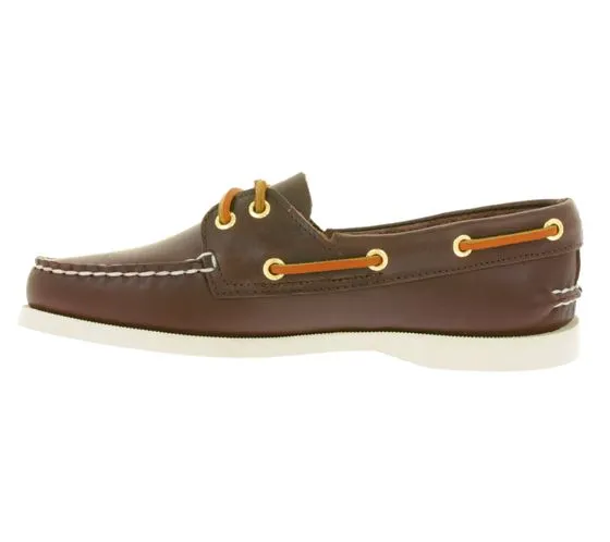 SPERRY Wms Authentic Original 2-Eye Scarpe da barca in vera pelle da donna 9195017 Marrone
