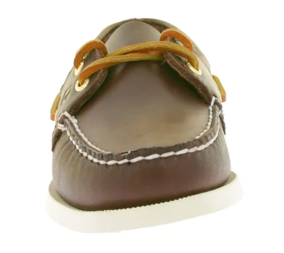 SPERRY Wms Authentic Original 2-Eye Scarpe da barca in vera pelle da donna 9195017 Marrone