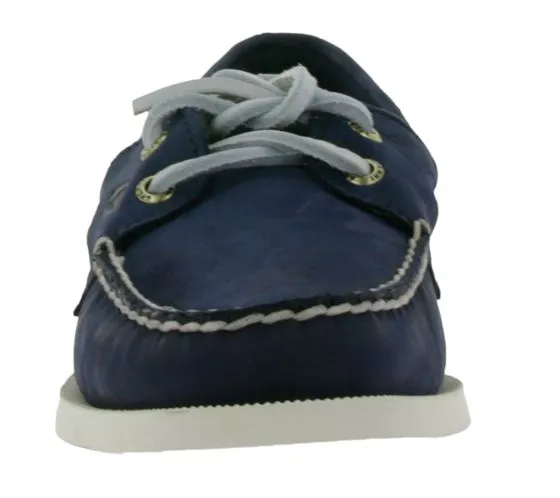 SPERRY Wms Authentic Original 2-Eye Scarpe da barca in vera pelle da donna STS81162 blu