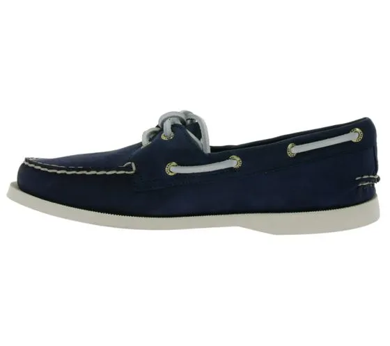 SPERRY Wms Authentic Original 2-Eye Scarpe da barca in vera pelle da donna STS81162 blu