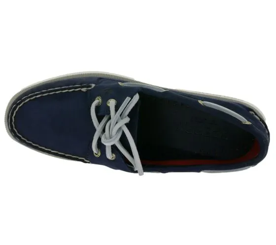 SPERRY Wms Authentic Original 2-Eye Scarpe da barca in vera pelle da donna STS81162 blu