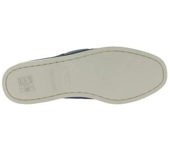 SPERRY Wms Authentic Original 2-Eye Scarpe da barca in vera pelle da donna STS81162 blu