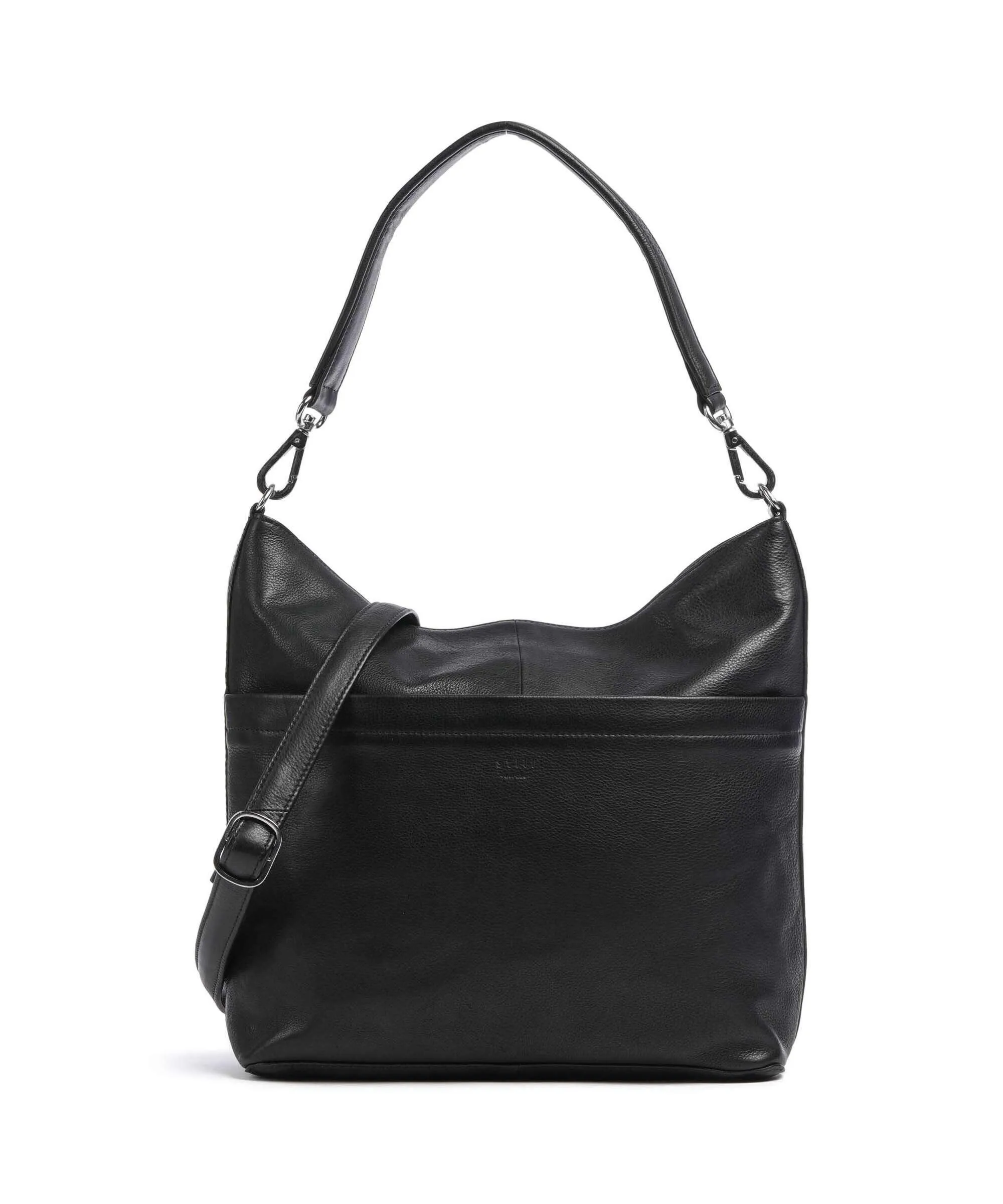  Still Nordic Anouk Borsa hobo pelle granulata nero  