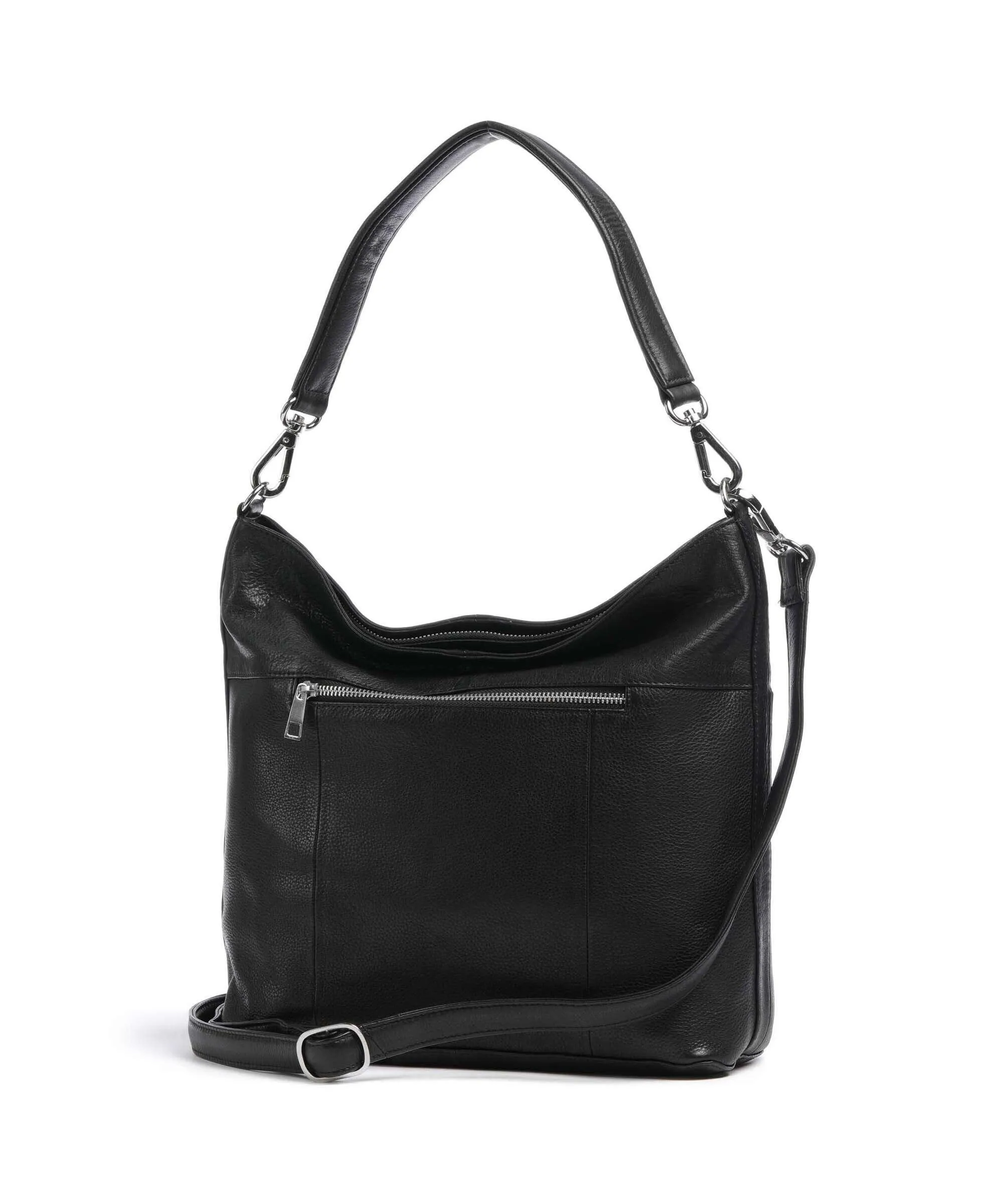  Still Nordic Anouk Borsa hobo pelle granulata nero  