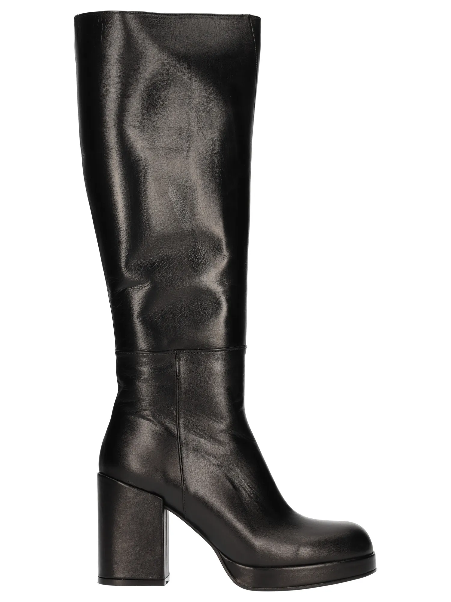 Stivale tacco largo OT da donna nero