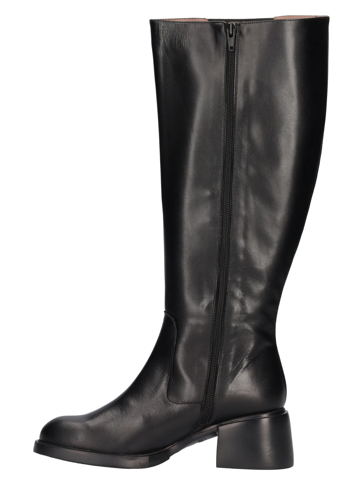 Stivale tacco largo Wonders da donna nero