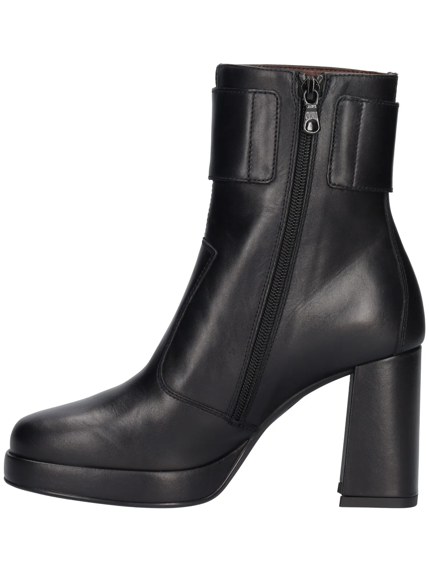 Stivaletto tacco largo Nero Giardini da donna nera