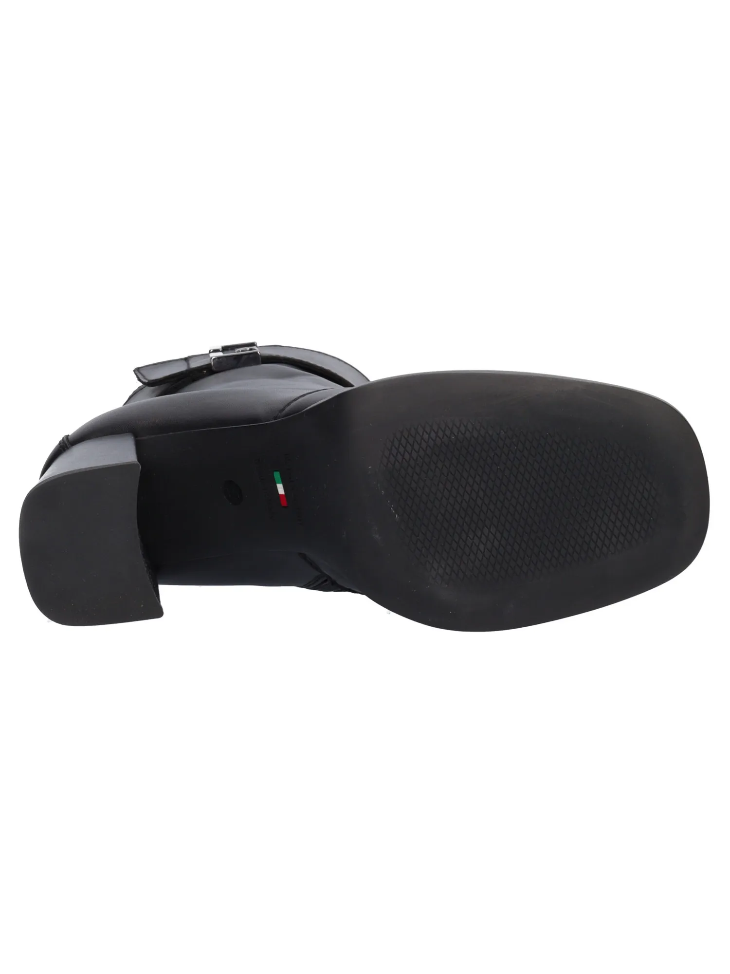 Stivaletto tacco largo Nero Giardini da donna nera