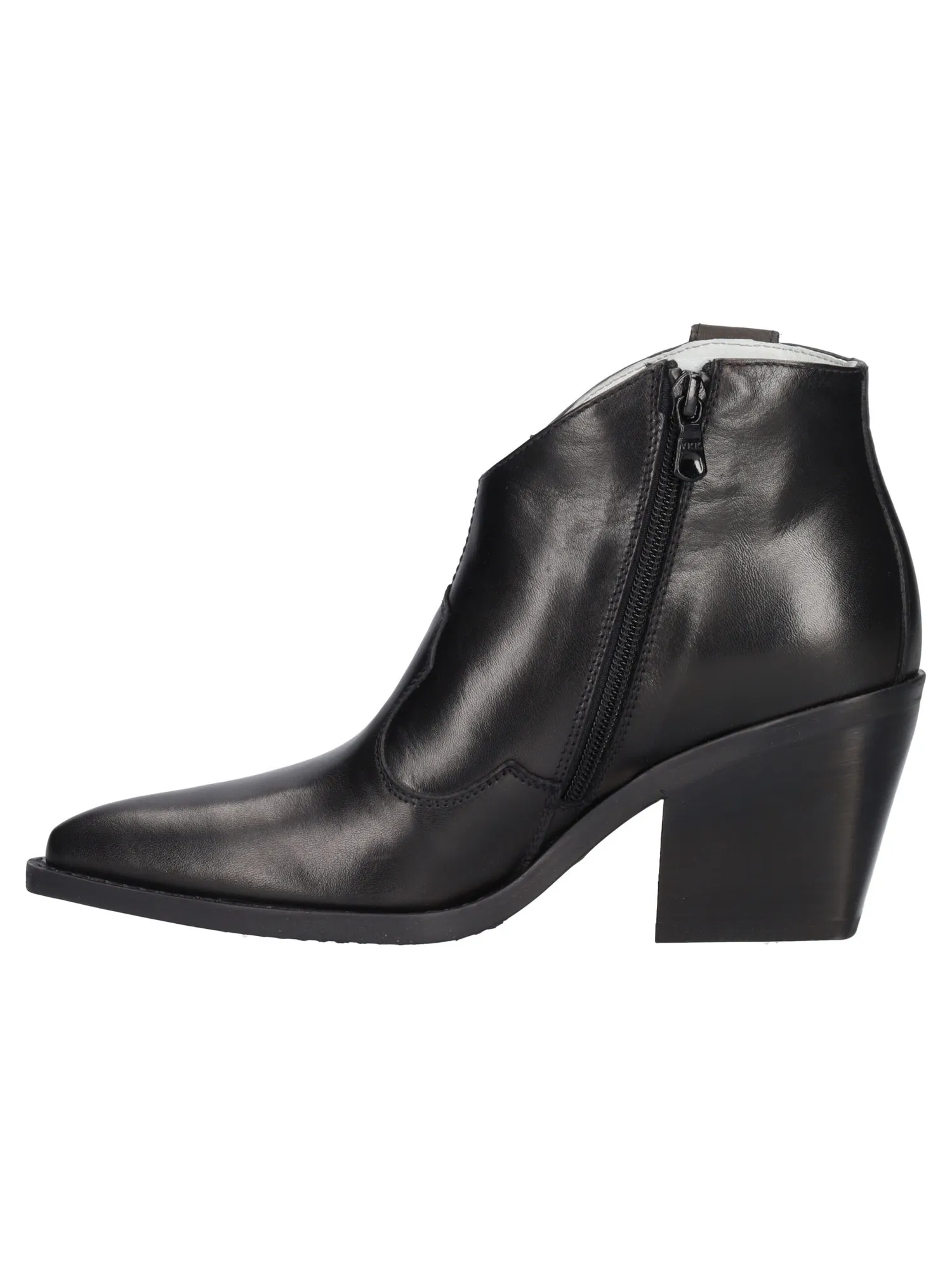 Stivaletto tacco largo Nero Giardini da donna nero