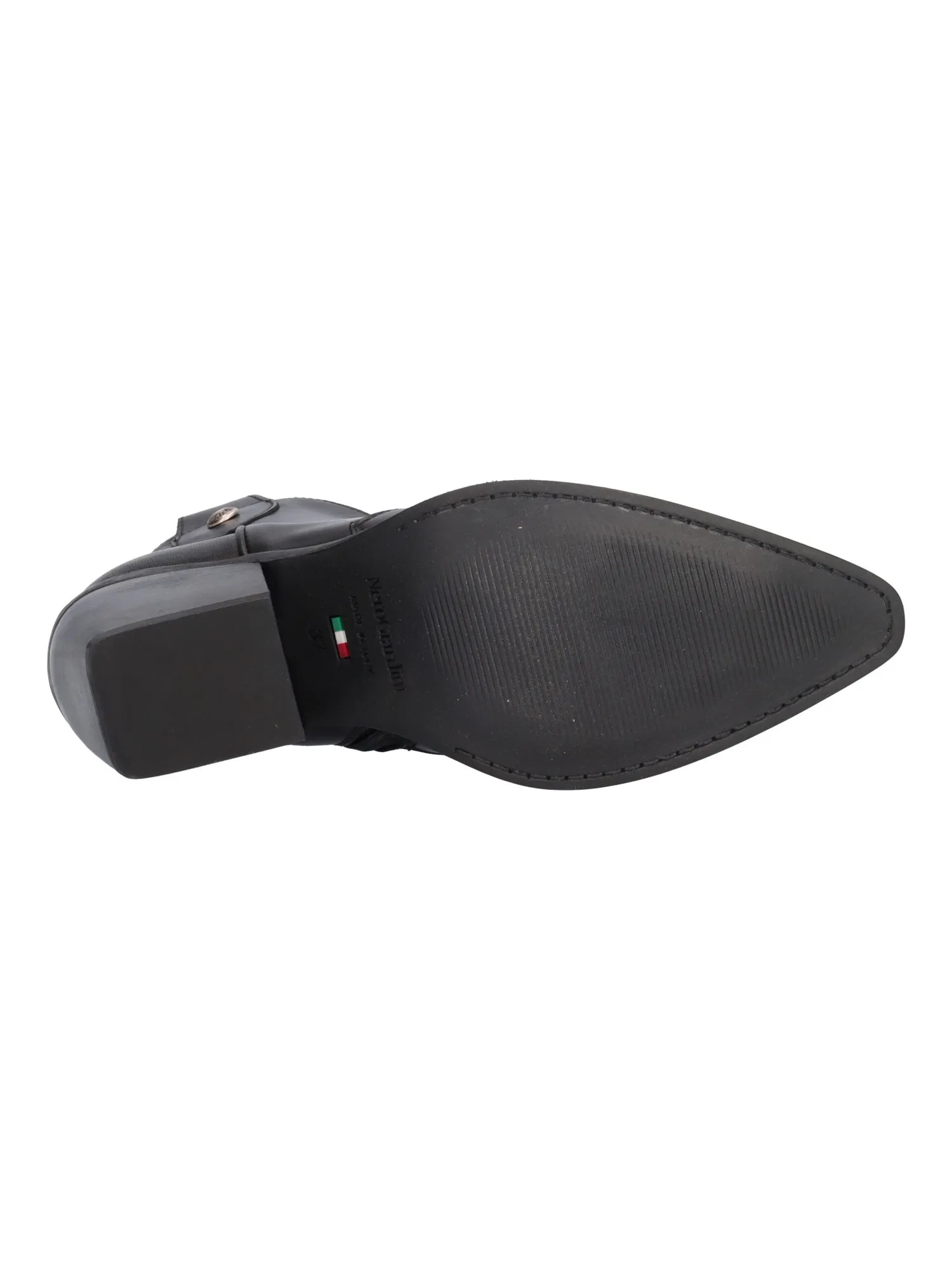 Stivaletto tacco largo Nero Giardini da donna nero