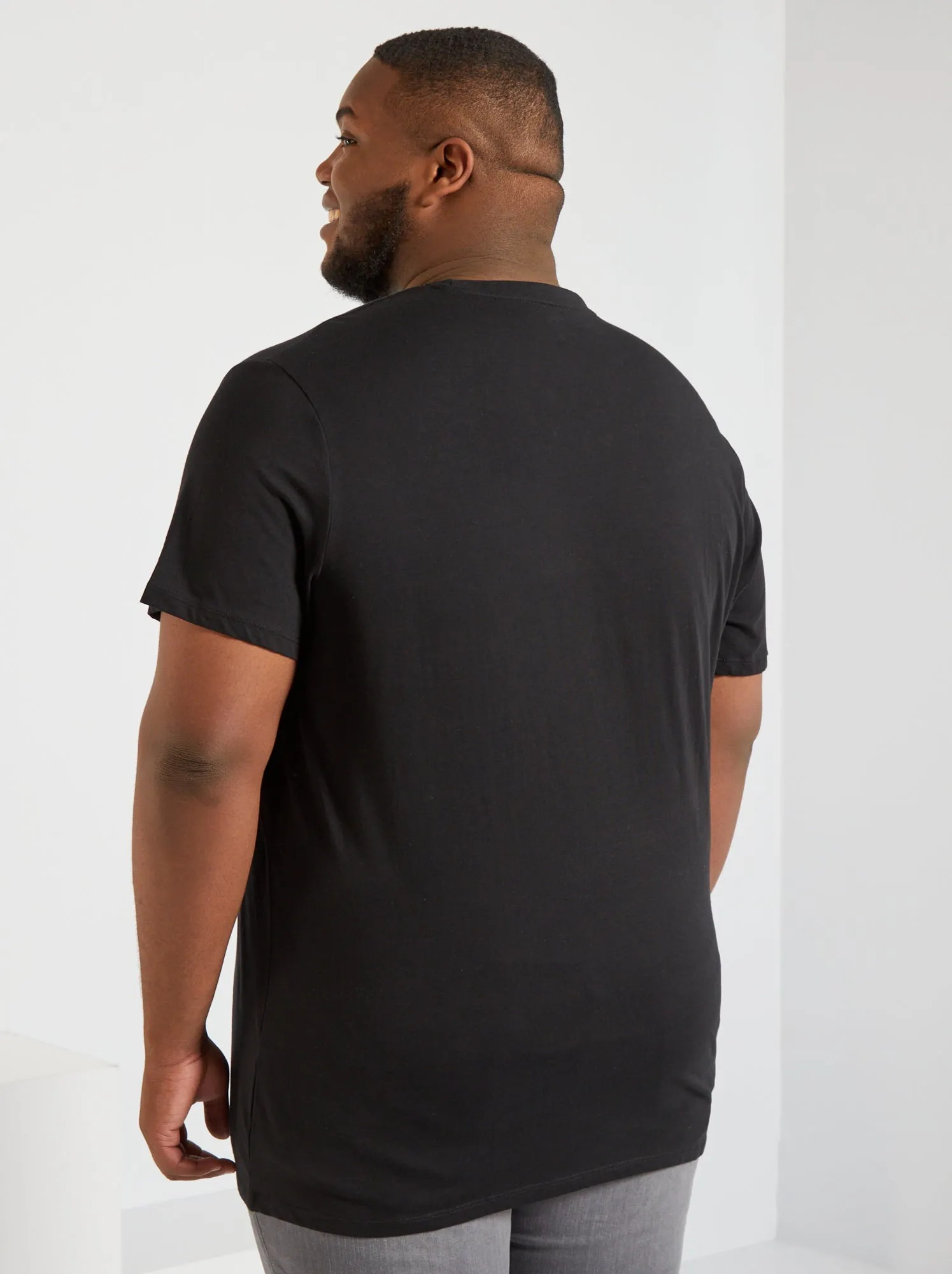 T-shirt puro cotone - Nero