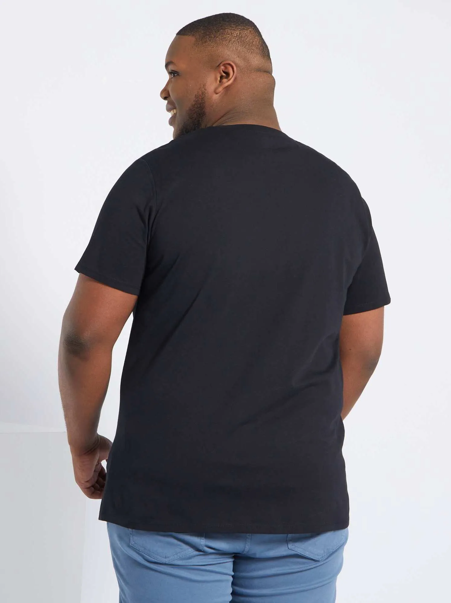 T-shirt puro cotone - Nero