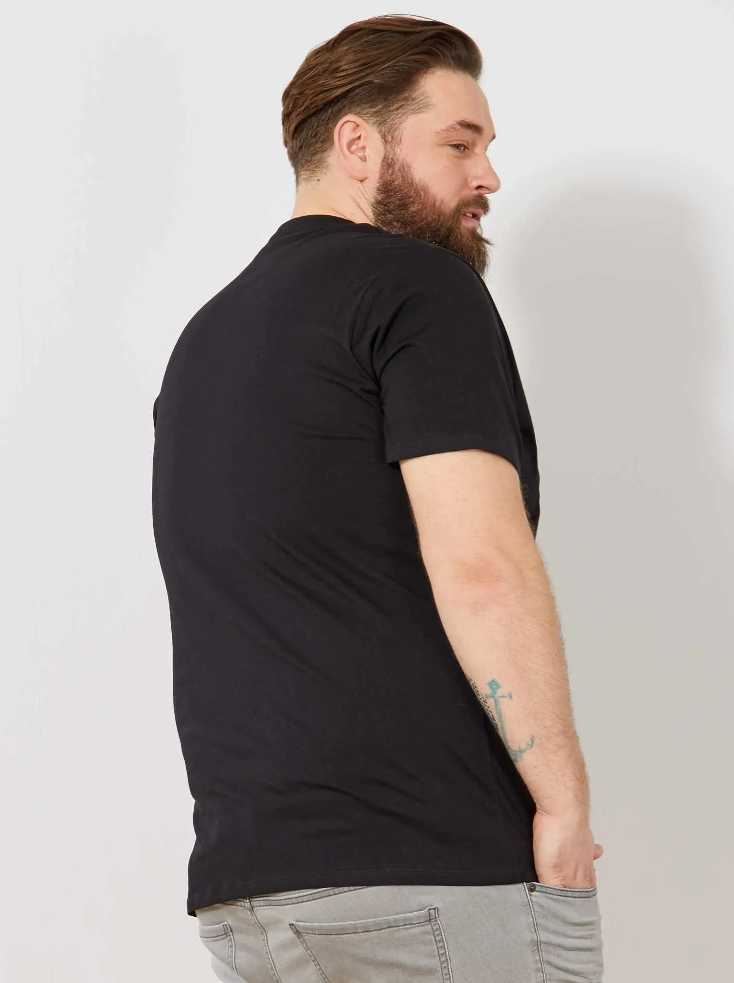 T-shirt puro cotone - Nero