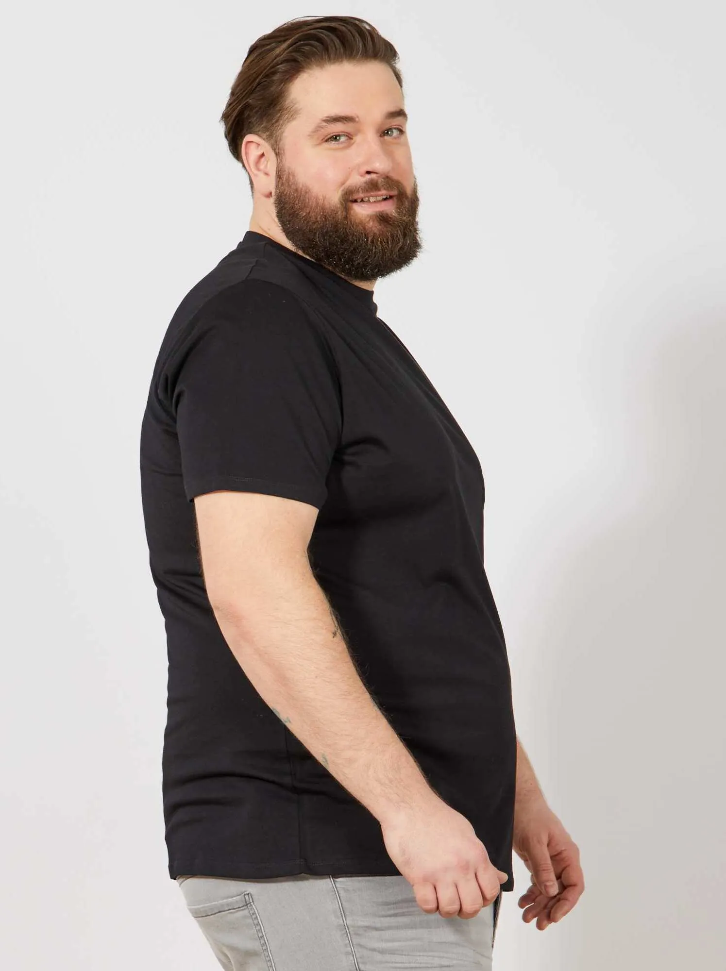 T-shirt puro cotone - Nero