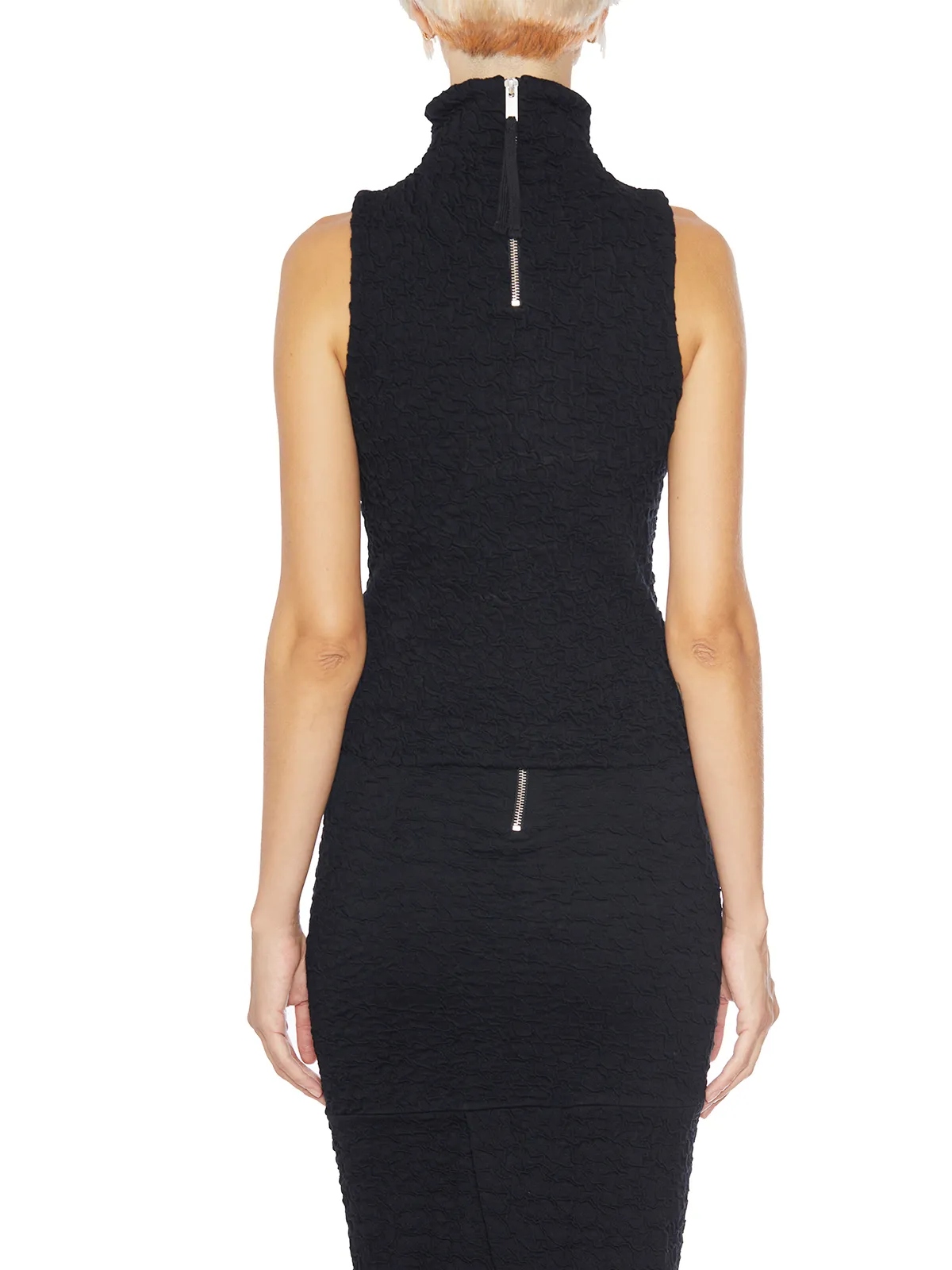 THOM KROM  TANK TOP EFFETTO CRAKLE 