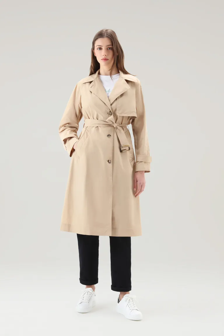 Trench in tessuto Urban Touch con cintura                                                                                       