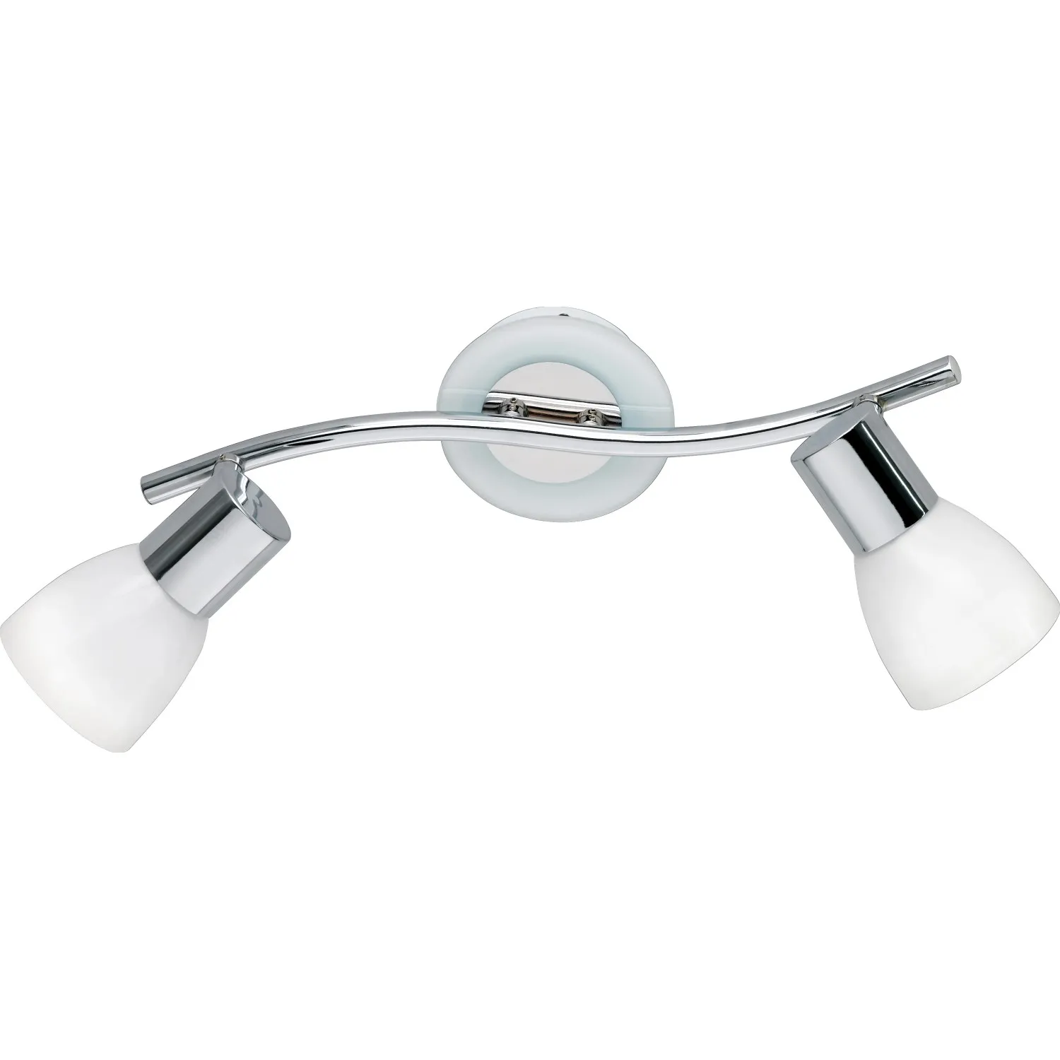 Trio barra 2 faretti curva Morrison 35 cm