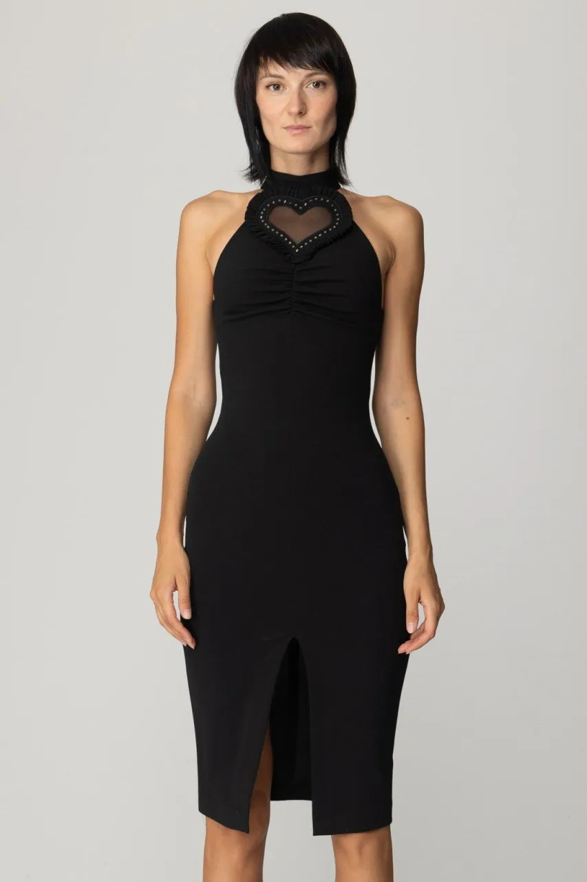 Tubino midi Heart Nero