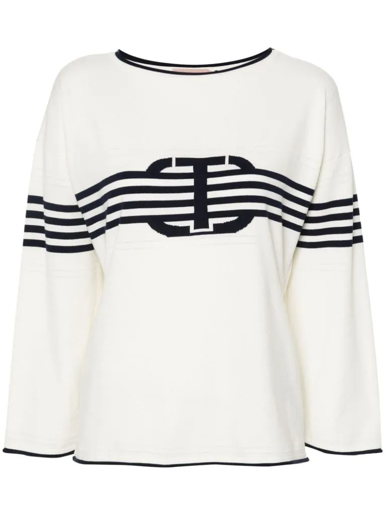 twinset Maglia motivo righe