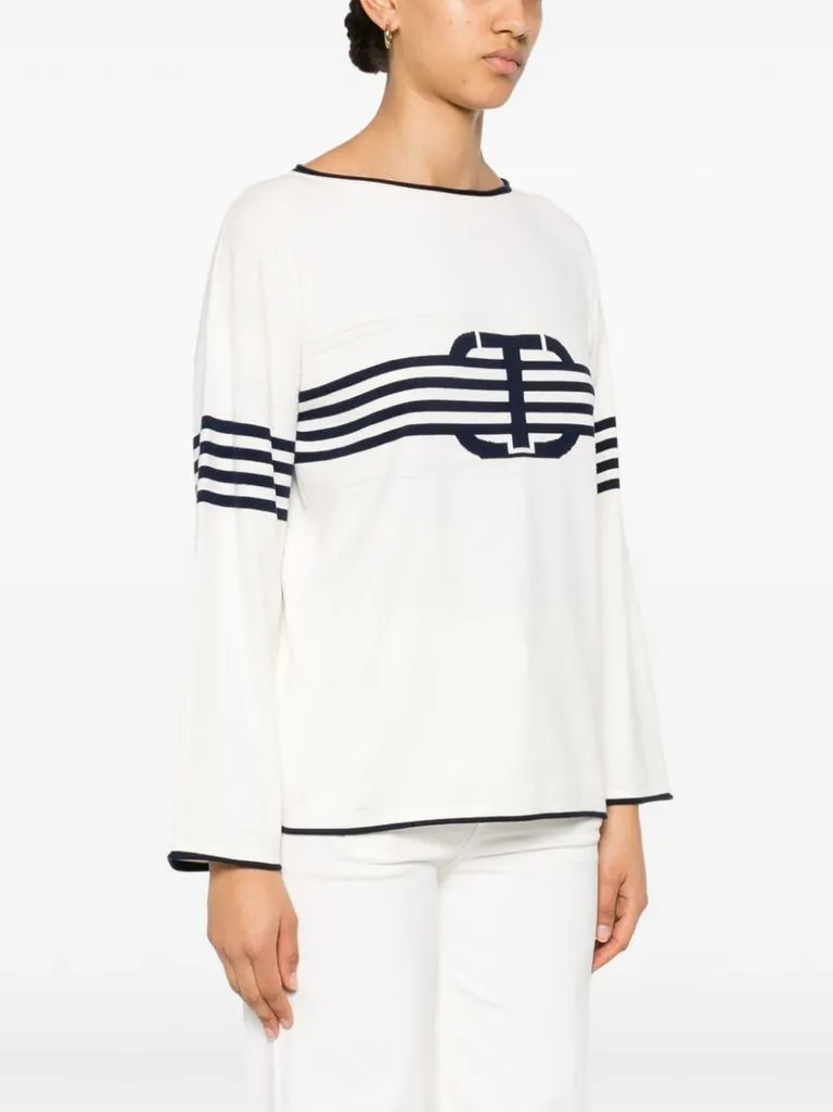 twinset Maglia motivo righe