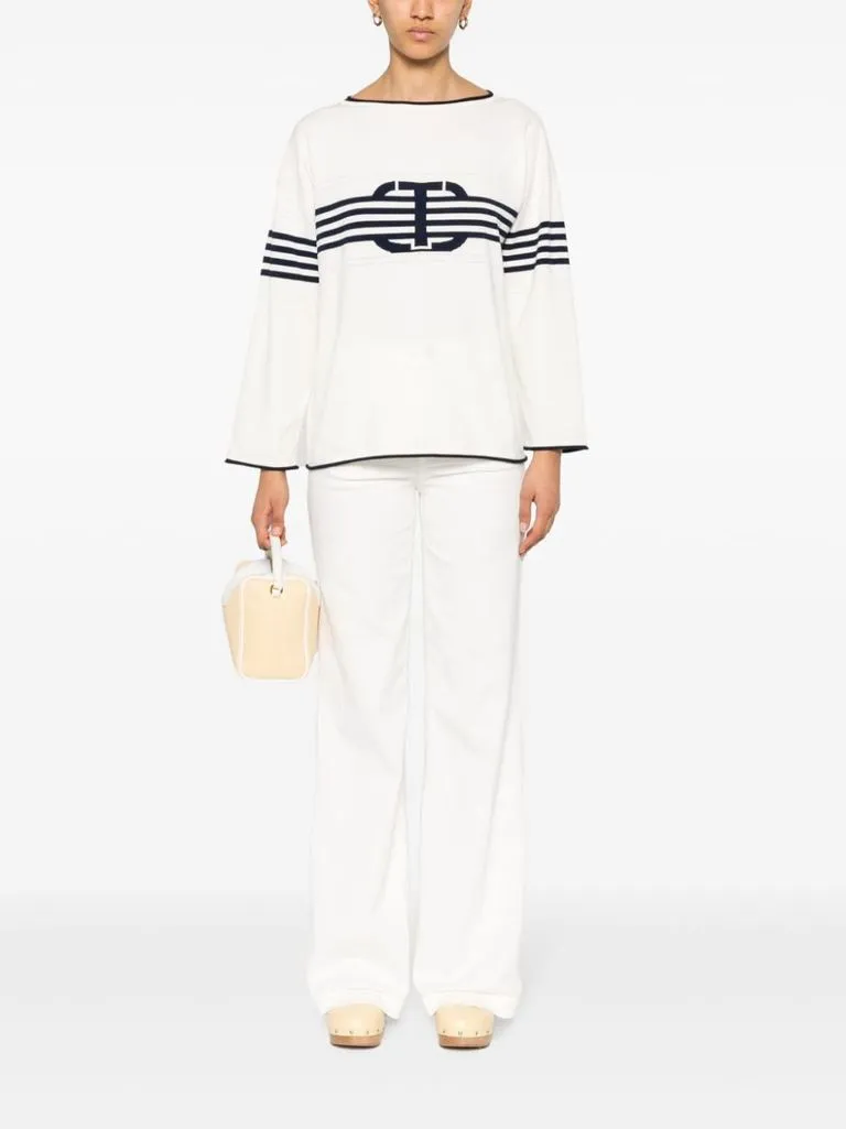 twinset Maglia motivo righe