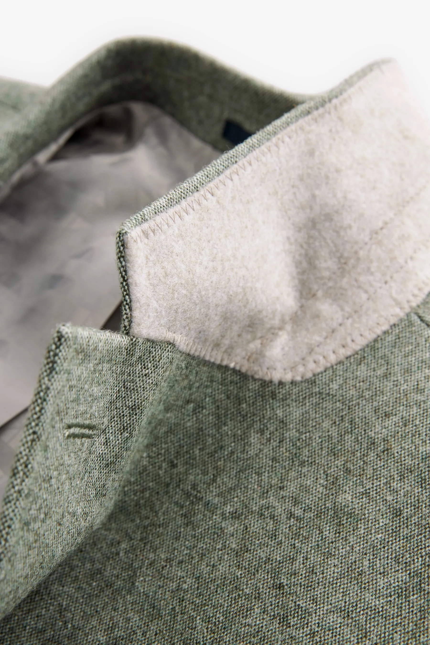 Verde  - Vestibilità sartoriale Nova Fides - Completo in Blend lana italiana: Giacca