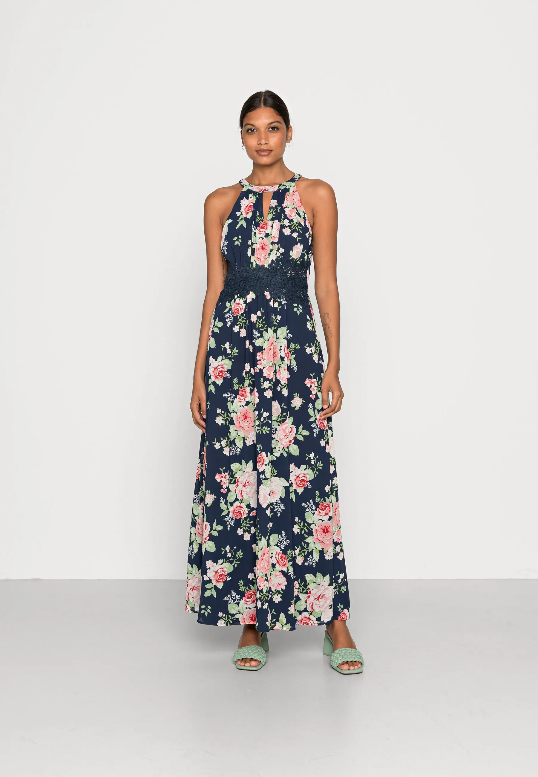VIMILINA FLOWER MAXI DRESS - Abito da sera