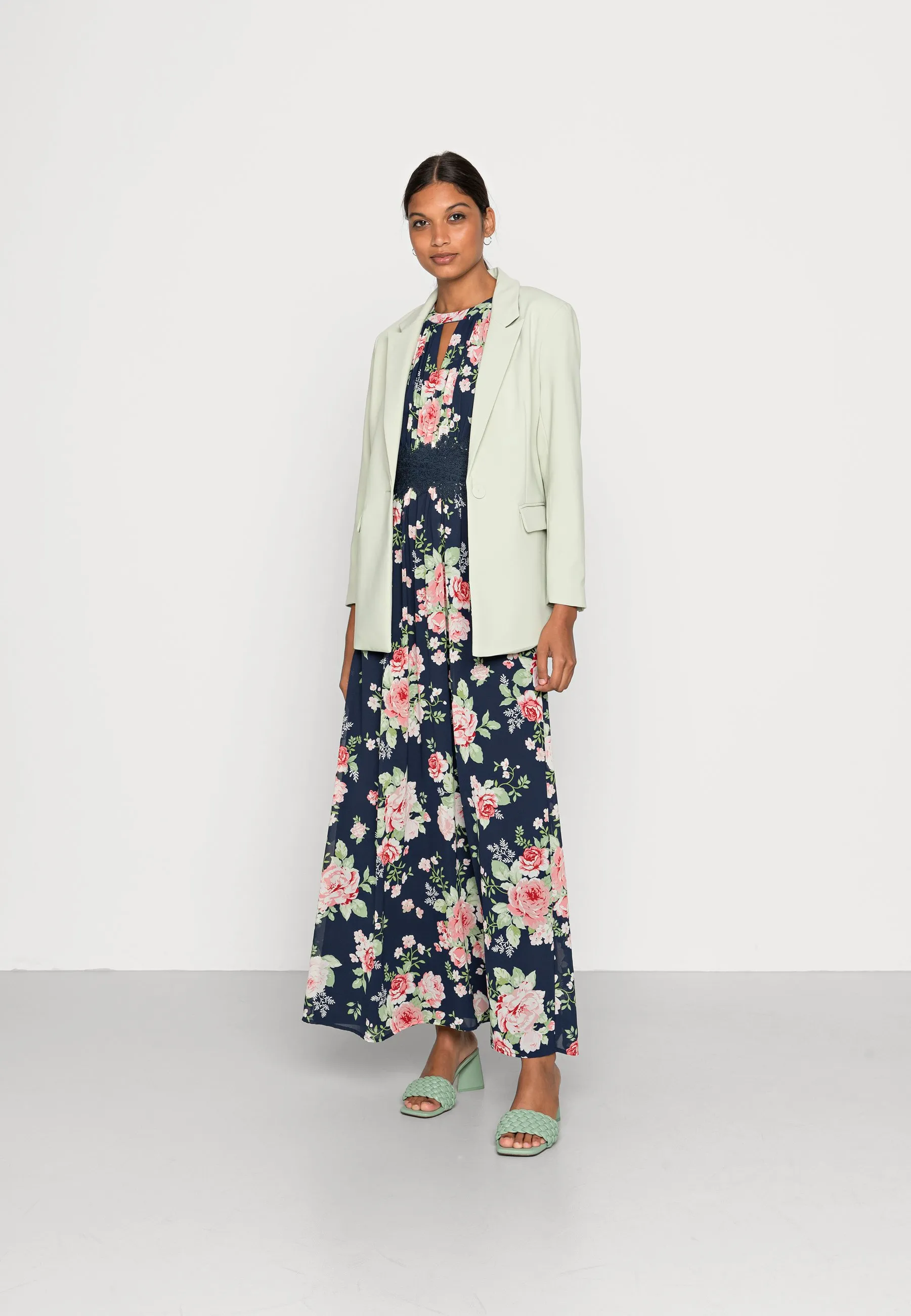VIMILINA FLOWER MAXI DRESS - Abito da sera