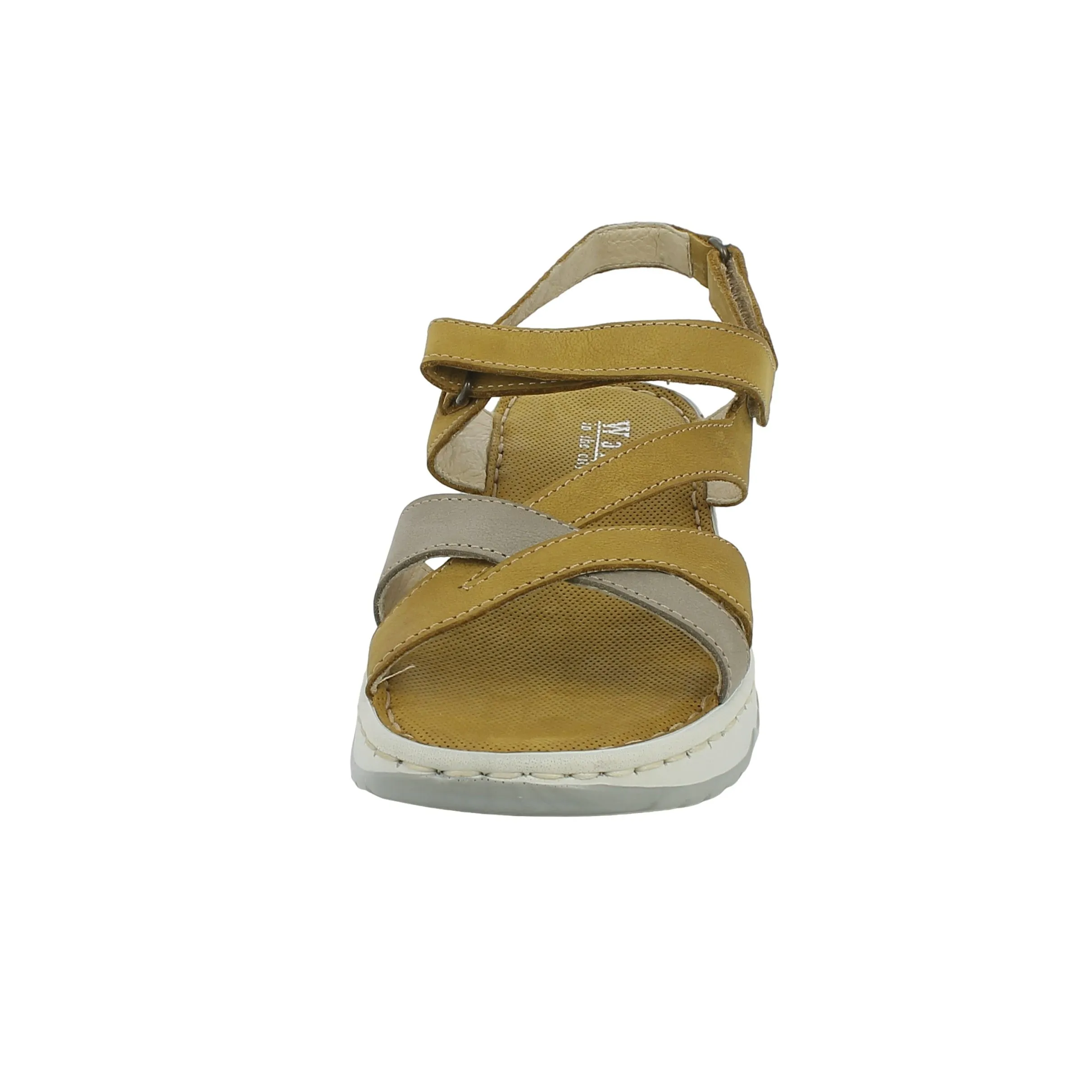 Walk in the City  Sandalo in pelle gialla con listini 