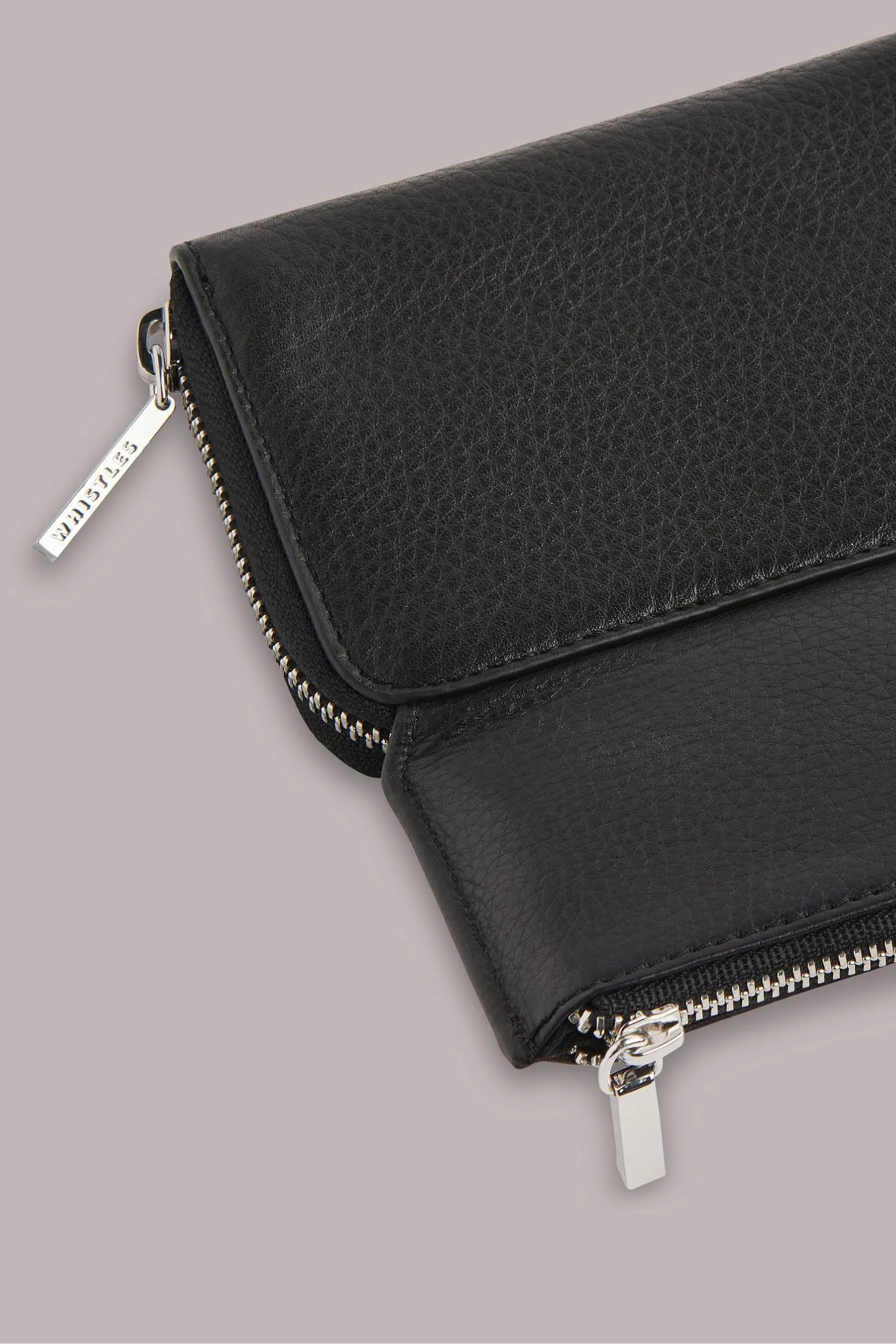 Whistles Nero - Bibi - Borsellino con zip