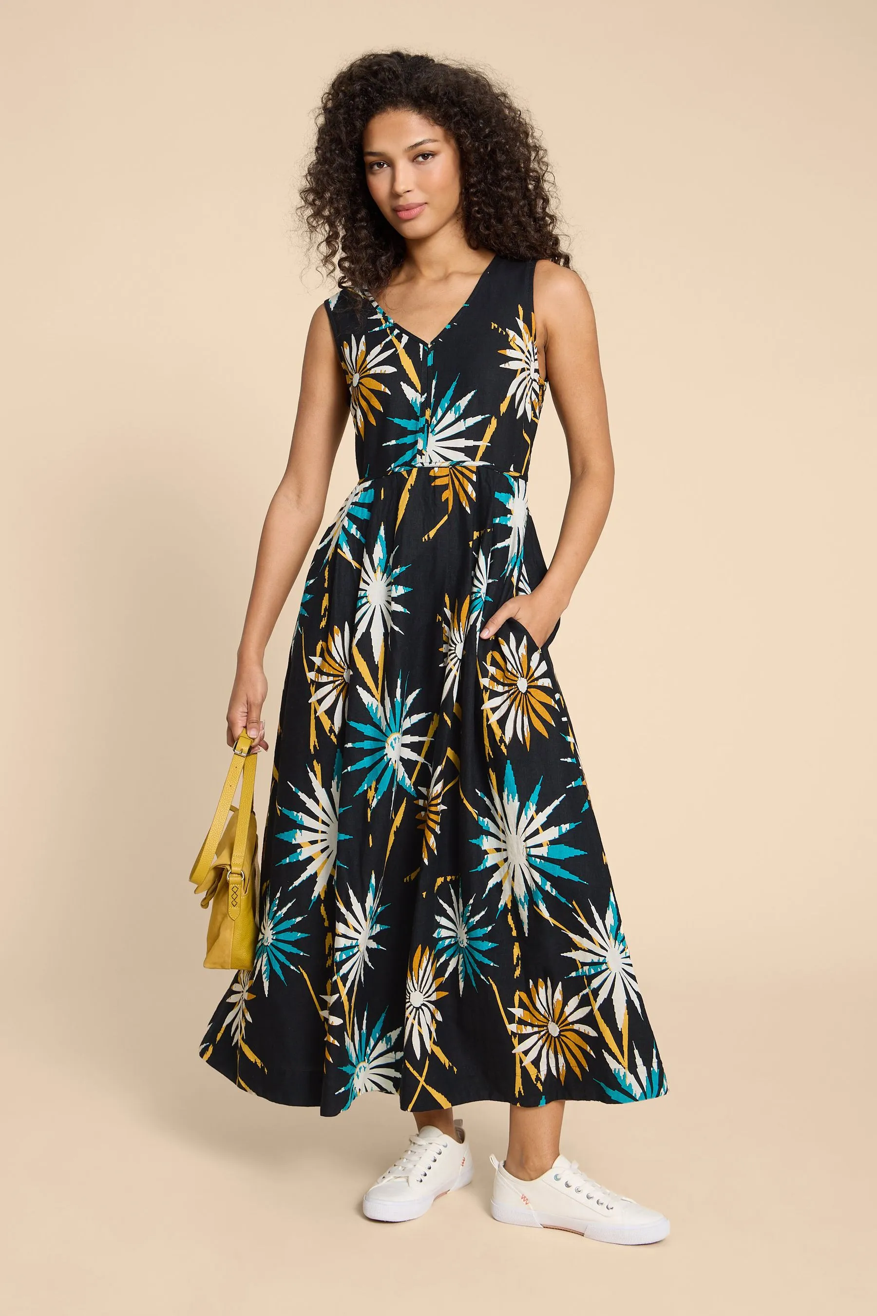 White Stuff - Gigi - Abito maxi Blend lino