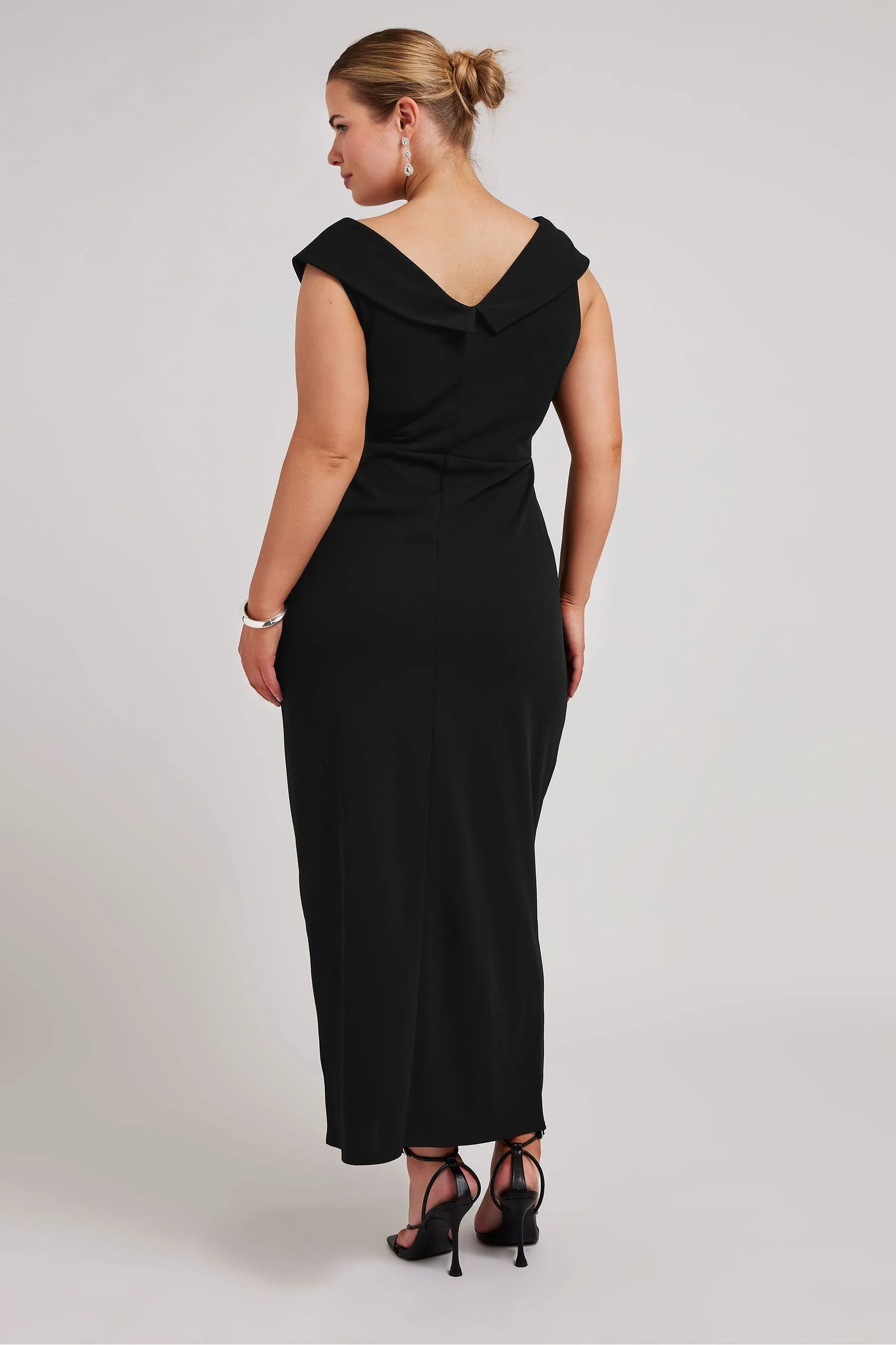 Yours Curve LONDON Curve - Abito maxi arricciato