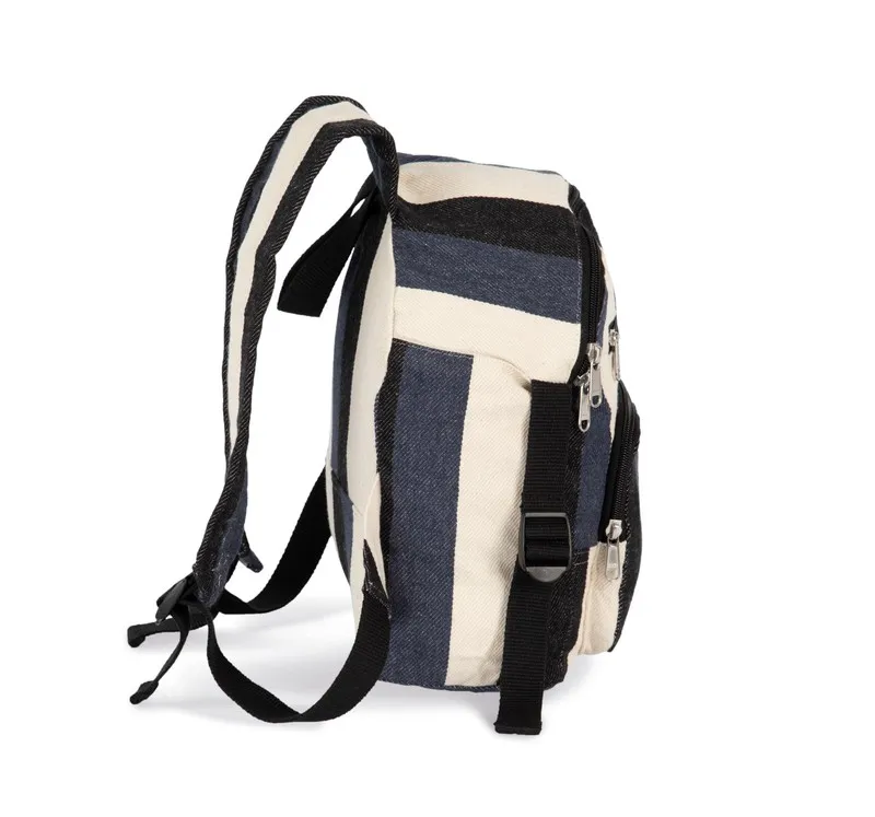 Zaino riciclato - Design a righe