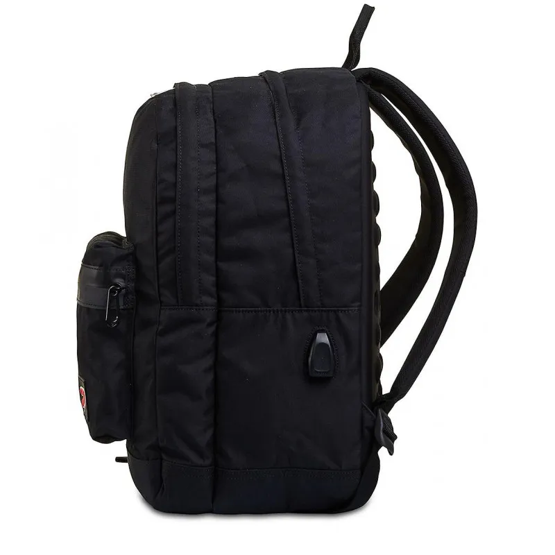 ZAINO SCUOLA ORGANIZZATO SEVEN REVERSIBILE BLACK NERO BACKPACK PRO XXL DOUBLE PROJECT+POWER BANK 42X31X24CM 2 ZIP G.4ANN