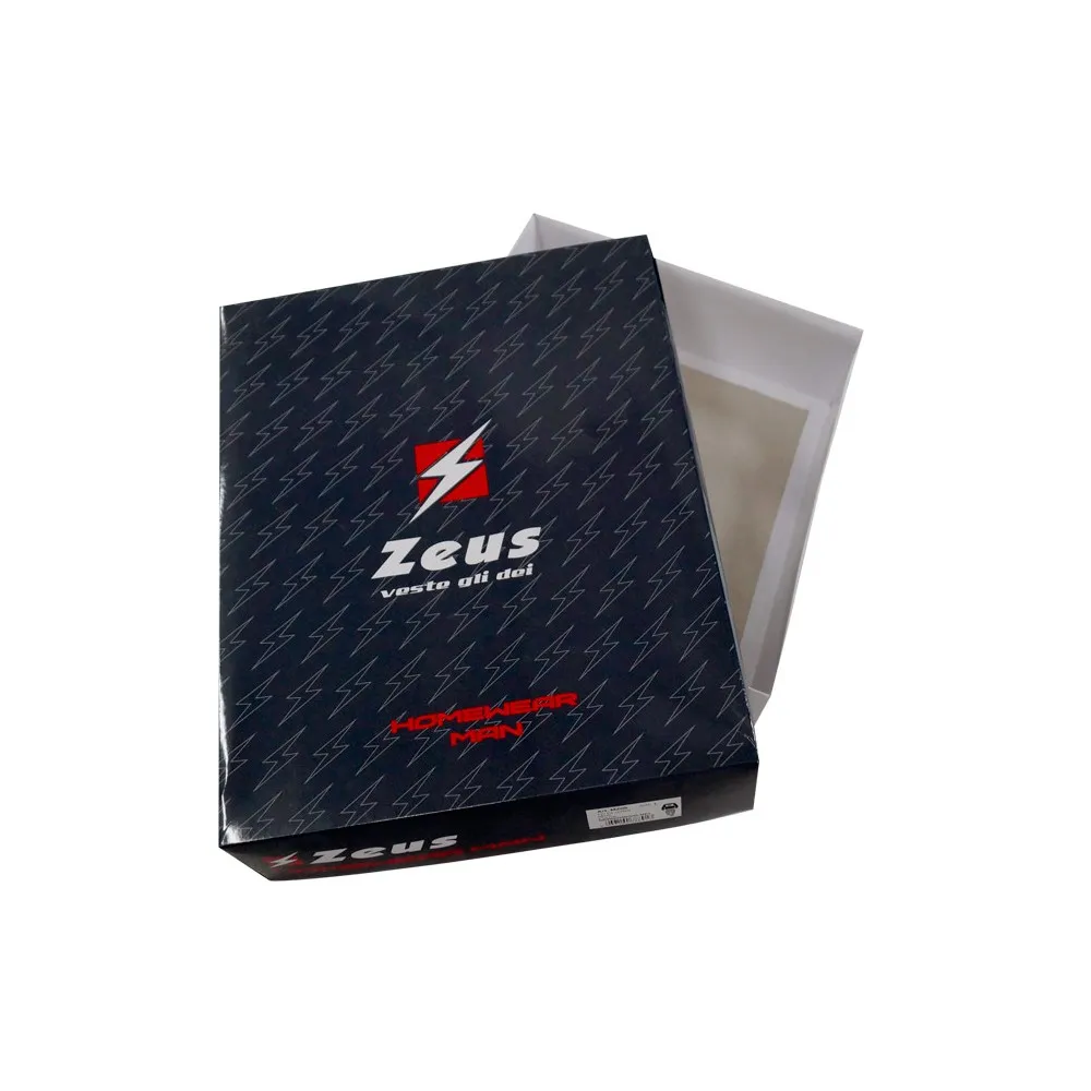 ZEUS - TUTA HOMEWEAR MZ06 - Nero/Grigio Melange - UOMO - MZ06N