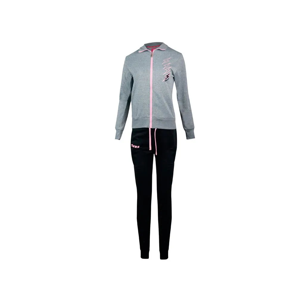 ZEUS - TUTA WZ02 - Grigio Melange/Rosa - DONNA - WZ02G